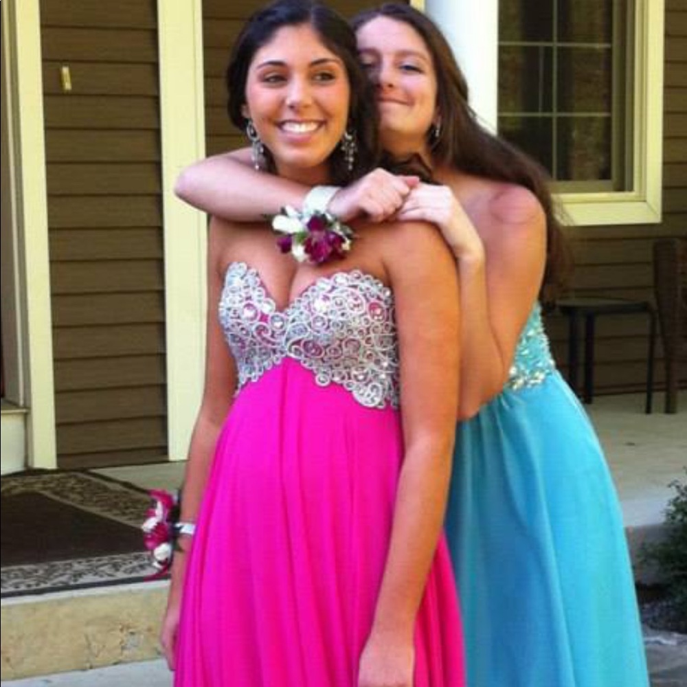 Fuchsia Prom Dress